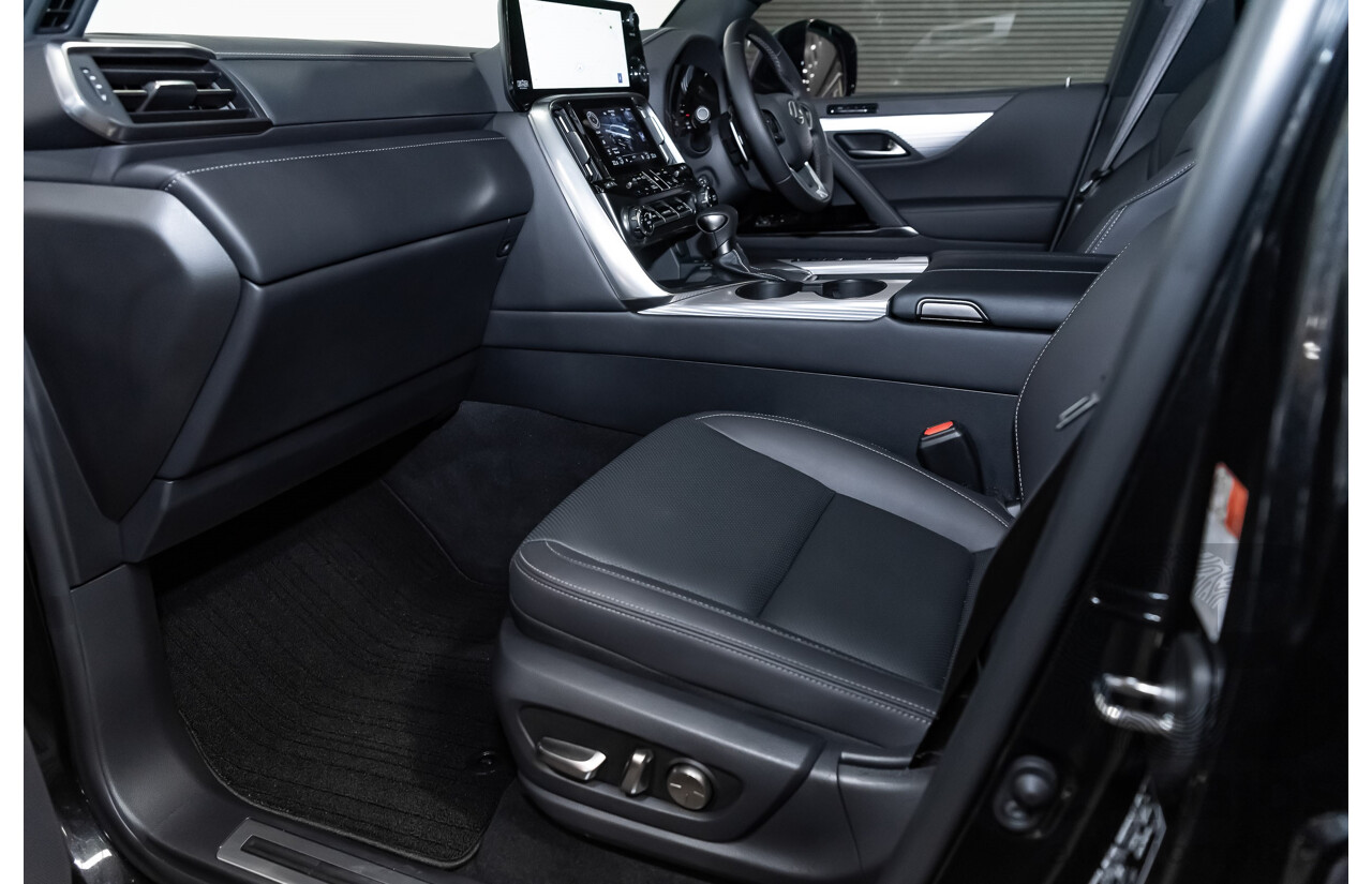04/2022 Lexus LX600 F-Sport (4x4) MY22 VJA310R 5d Wagon Sapphire Black Metallic Twin Turbo 3.5L