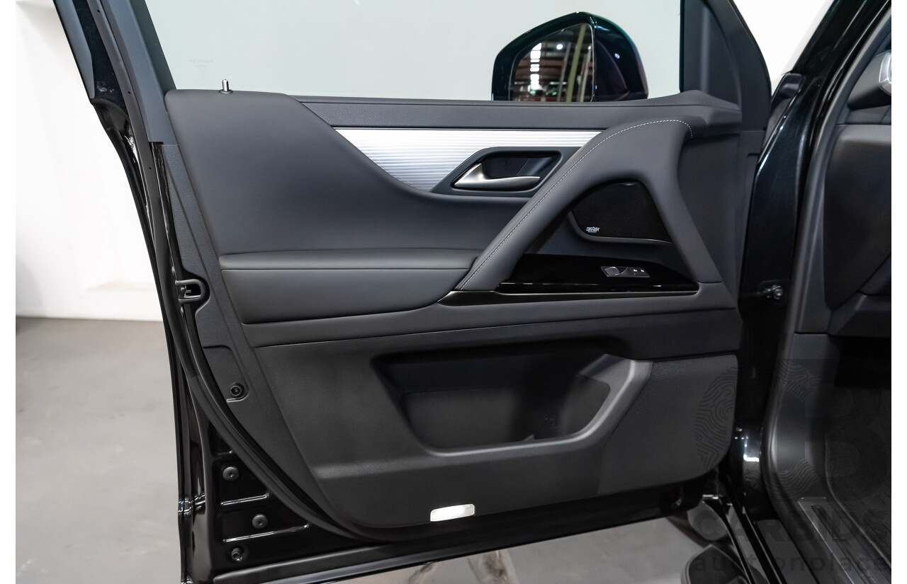 04/2022 Lexus LX600 F-Sport (4x4) MY22 VJA310R 5d Wagon Sapphire Black Metallic Twin Turbo 3.5L