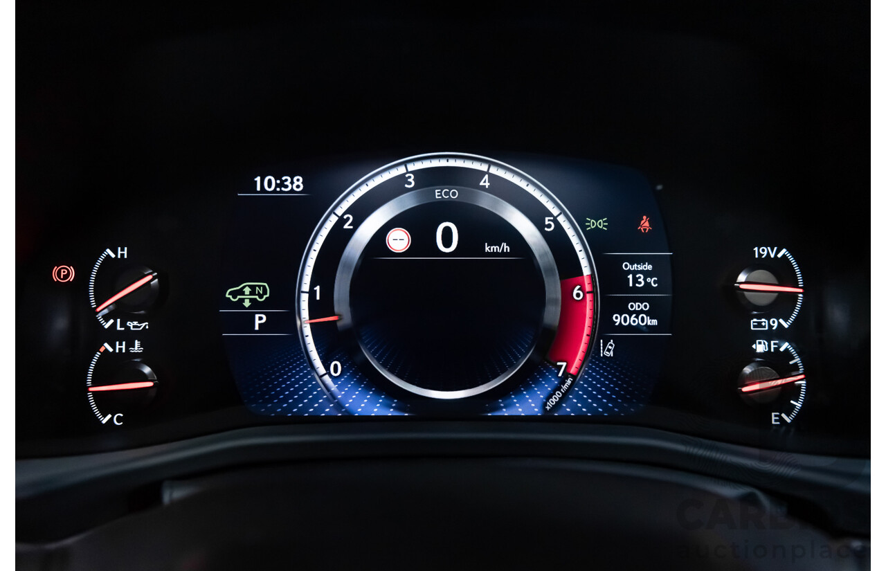 04/2022 Lexus LX600 F-Sport (4x4) MY22 VJA310R 5d Wagon Sapphire Black Metallic Twin Turbo 3.5L