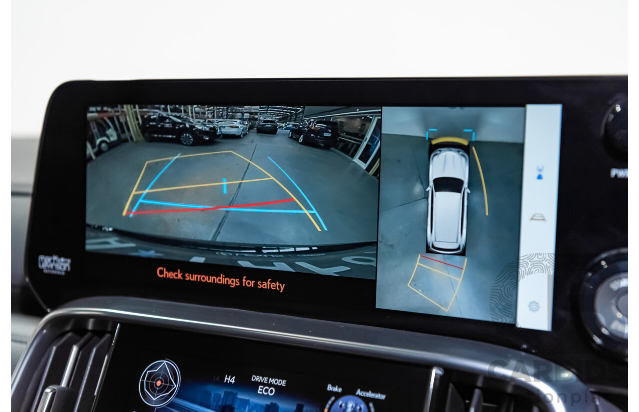 04/2022 Lexus LX600 F-Sport (4x4) MY22 VJA310R 5d Wagon Sapphire Black Metallic Twin Turbo 3.5L