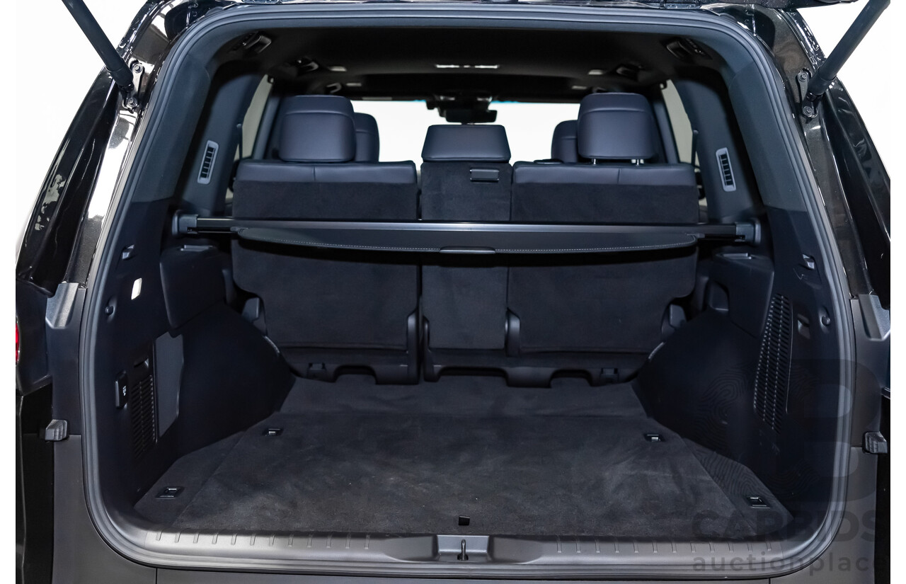 04/2022 Lexus LX600 F-Sport (4x4) MY22 VJA310R 5d Wagon Sapphire Black Metallic Twin Turbo 3.5L