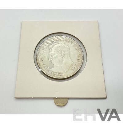Australian 1937 One Crown Silver Coin .925