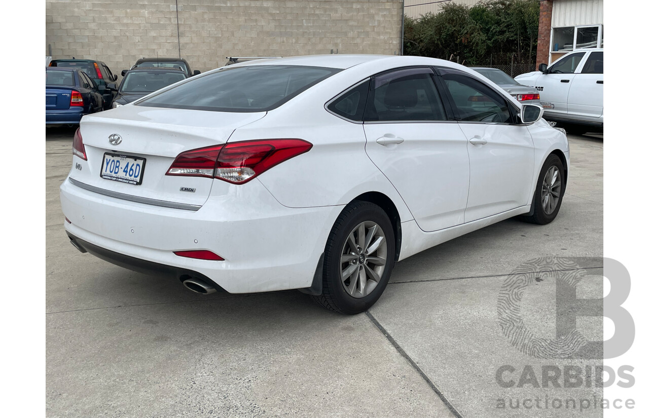 7/2015 Hyundai i40 Active VF4 SERIES II 4d Sedan White 1.7L