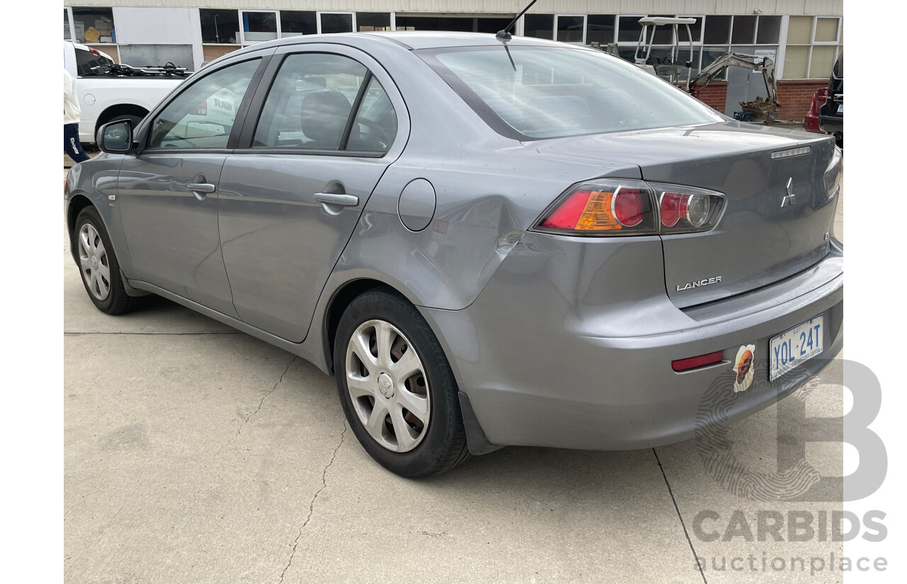 11/2011 Mitsubishi Lancer ES CJ MY12 4d Sedan Silver 2.0L