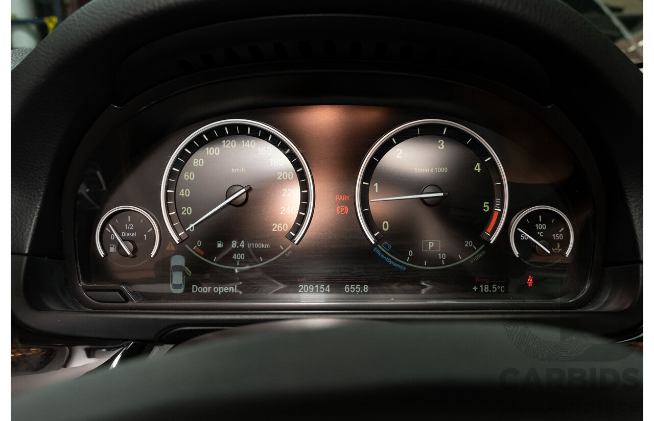 1/2011 BMW 535d F10 MY11 4d Sedan Metallic Blue Twin Turbo Diesel 3.0L