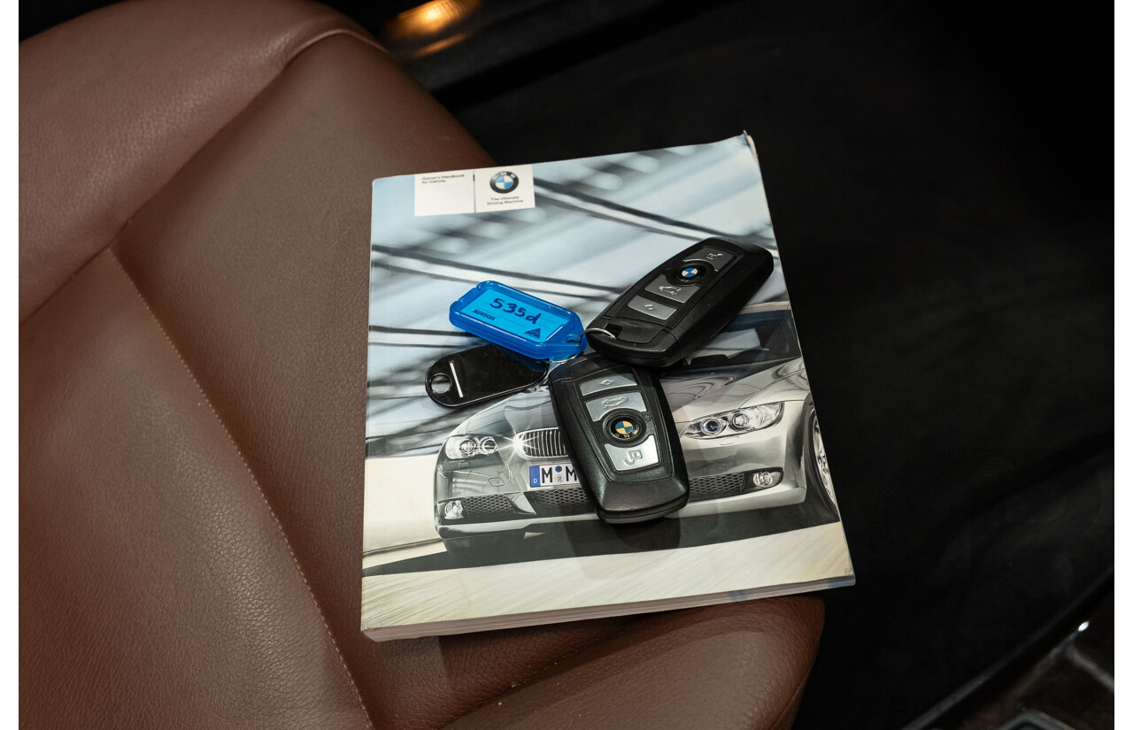 1/2011 BMW 535d F10 MY11 4d Sedan Metallic Blue Twin Turbo Diesel 3.0L