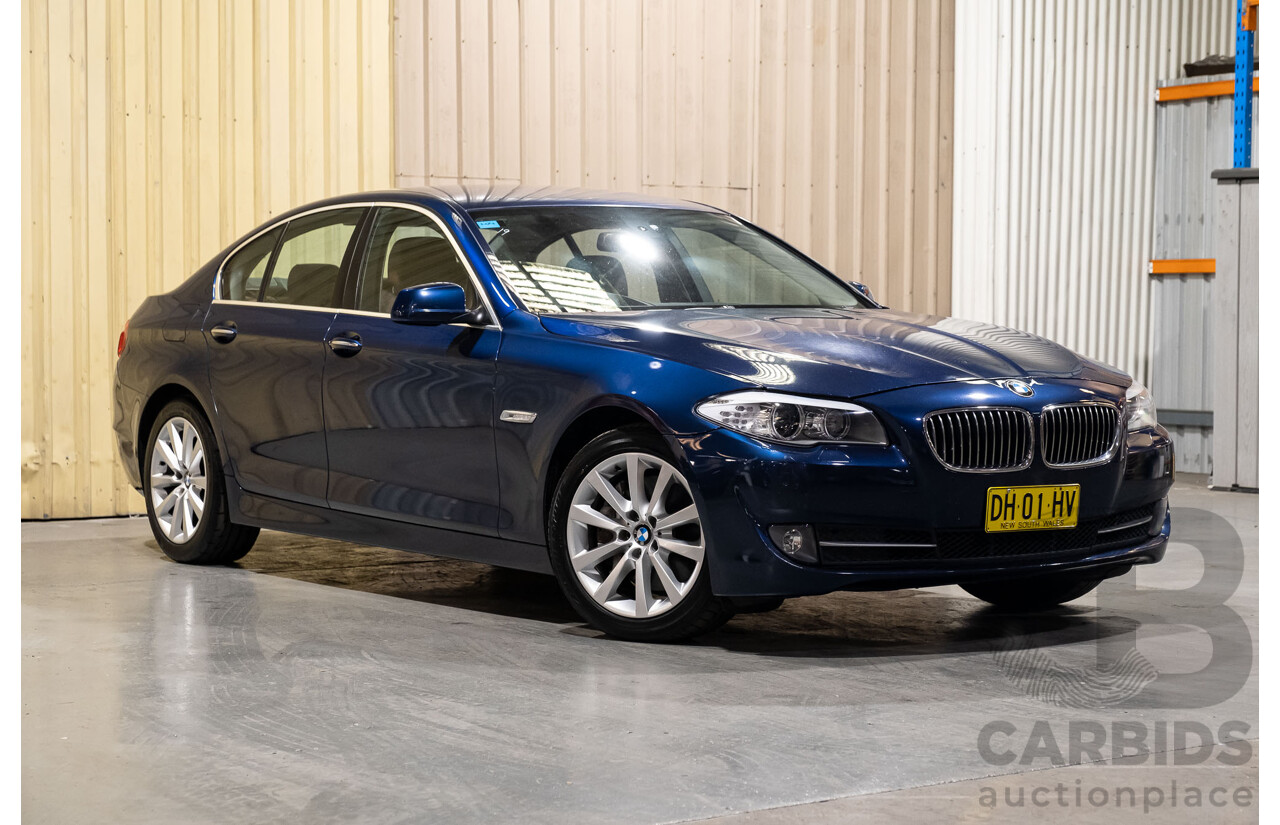 1/2011 BMW 535d F10 MY11 4d Sedan Metallic Blue Twin Turbo Diesel 3.0L