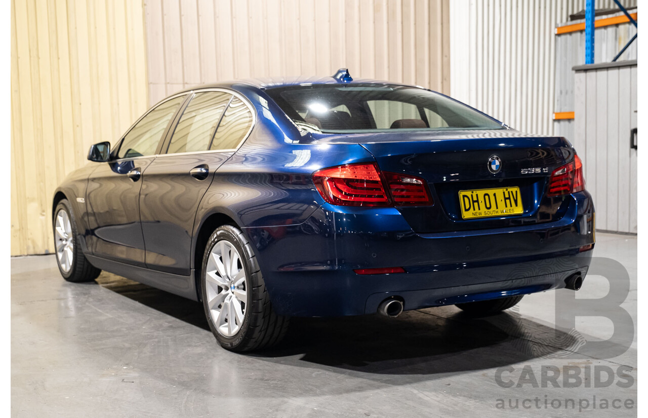 1/2011 BMW 535d F10 MY11 4d Sedan Metallic Blue Twin Turbo Diesel 3.0L