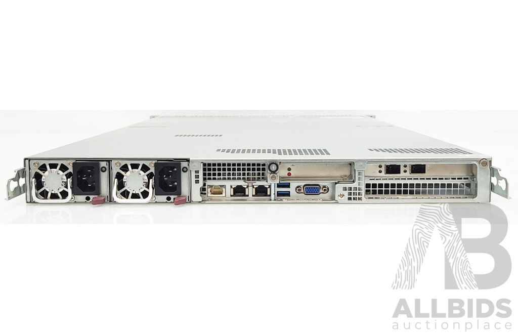 SuperMicro (121NF-X11) Dual Xeon GOLD (5222) 3.8GHz-3.9GHz 4-Core CPU 2RU Server W/ 128GB DDR4 & 4x 4TB NVMe SSDs