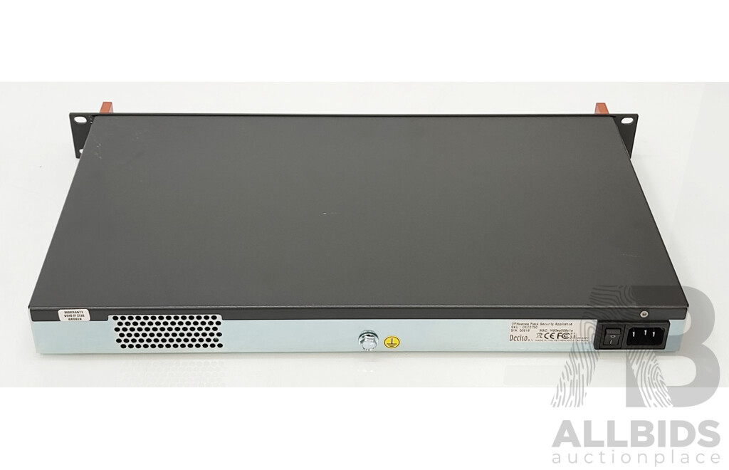 OPNsense (DEC2750) Rack Security Appliance w/ 8GB RAM, 4-Core Embeded Ryzen Processor and 256GB Solid State Flash