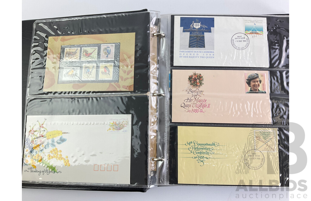 Two Albums of Australian 1980's First Day Issues and Stamp Packs
