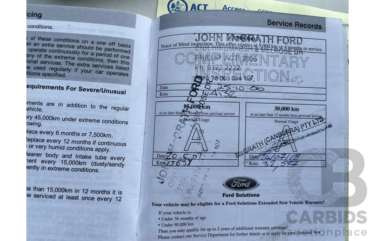 4/2006 Ford Focus LX LS 5d Hatchback White 2.0L