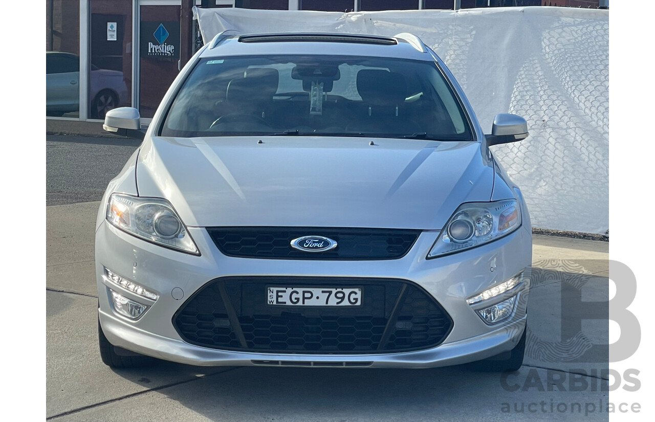 8/2012 Ford Mondeo Titanium TDCi MC 4d Wagon Silver 2.0L