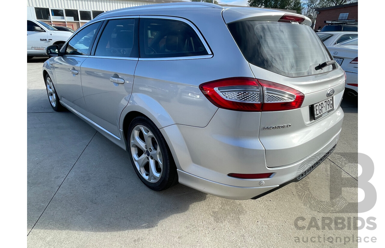 8/2012 Ford Mondeo Titanium TDCi MC 4d Wagon Silver 2.0L