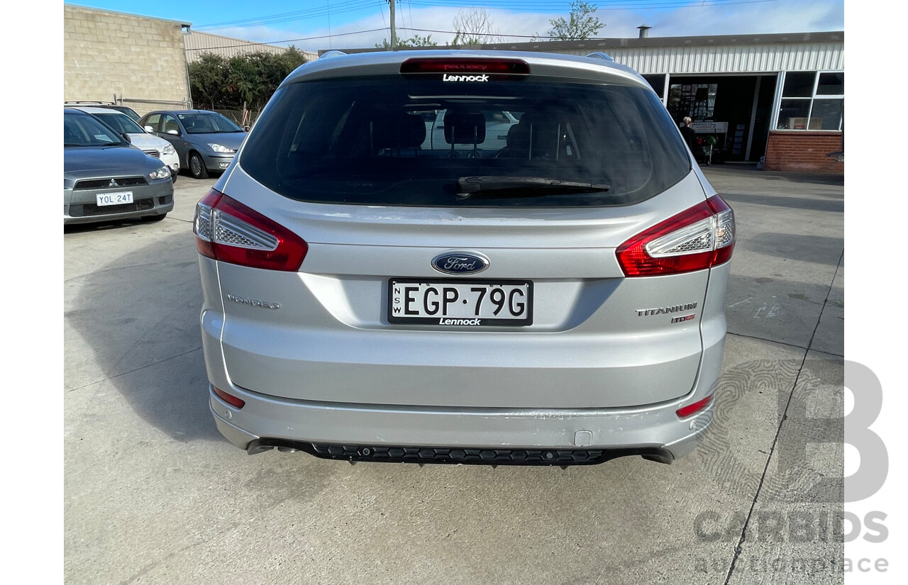8/2012 Ford Mondeo Titanium TDCi MC 4d Wagon Silver 2.0L