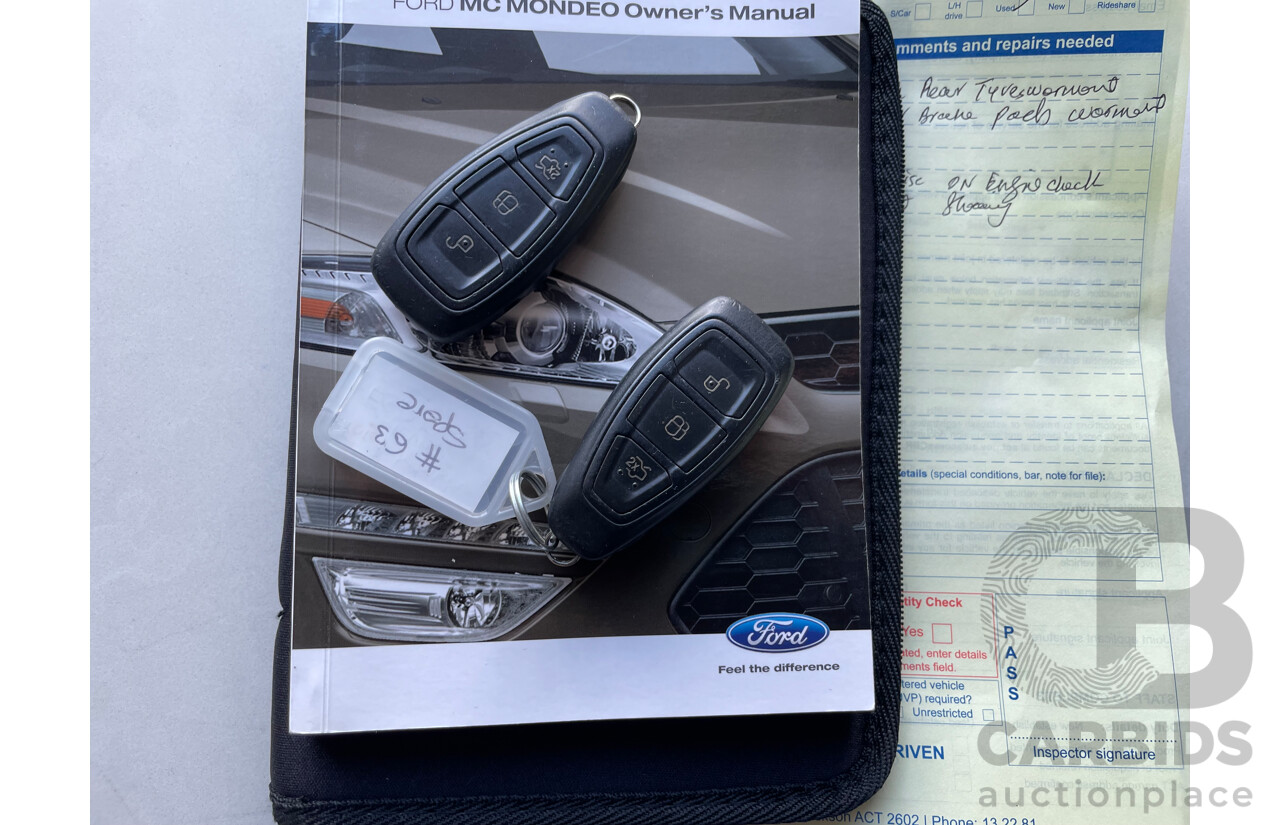 8/2012 Ford Mondeo Titanium TDCi MC 4d Wagon Silver 2.0L