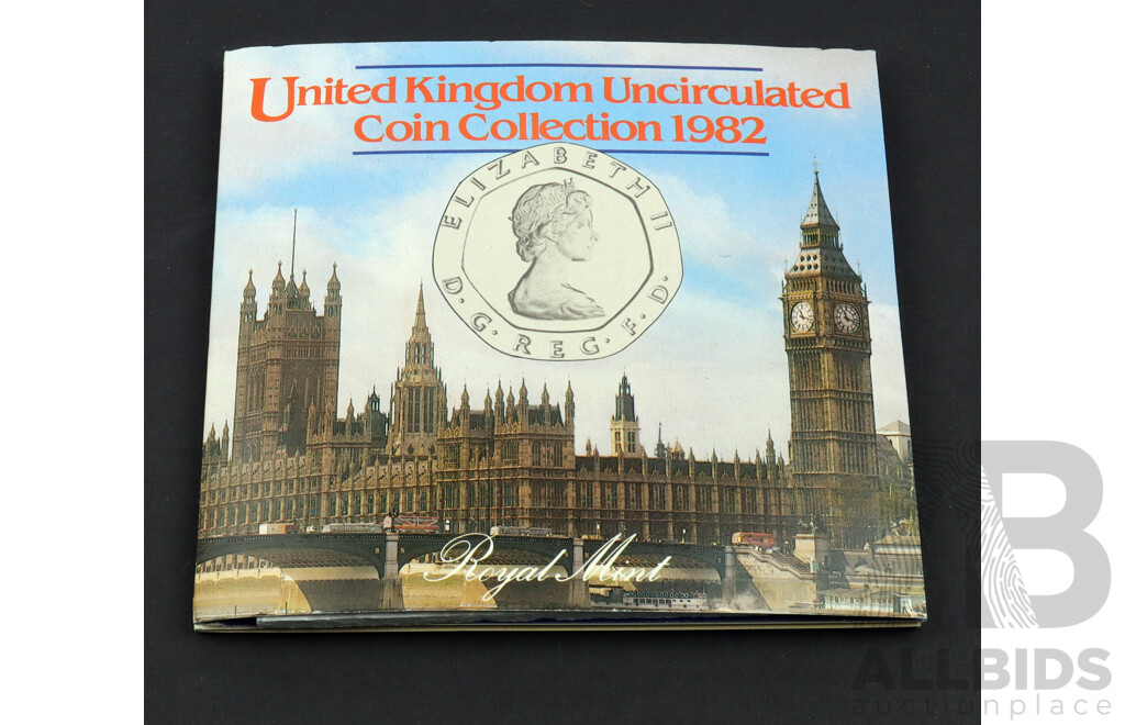1982 UK Uncirculated Coin Collection. - Lot 1507868 | ALLBIDS