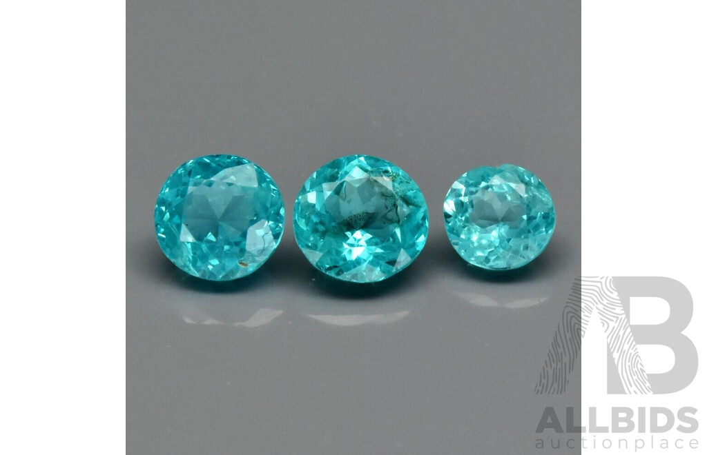 Natural APATITEs - Paraiba Colour
