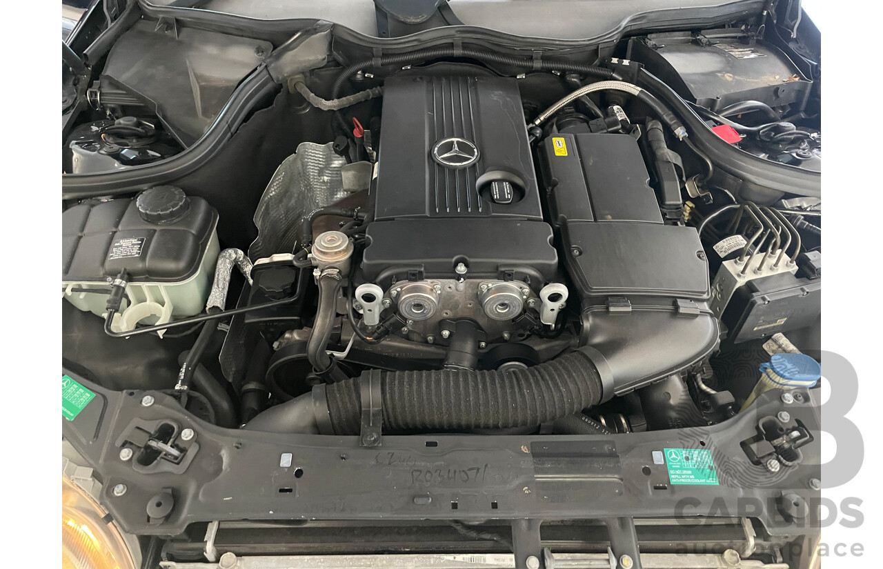 1/2007 Mercedes-Benz C180 Kompressor Super Sport Edition W203 MY07 UPGRADE 4d Sedan Black 1.8L