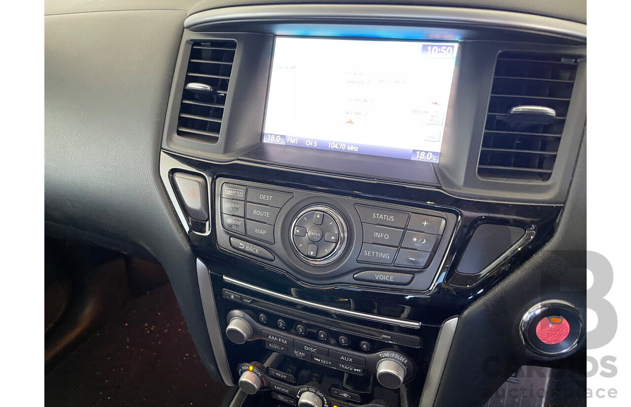 07/2014 Nissan Pathfinder ST-L (4x4) R52 4d Wagon Grey 3.5L