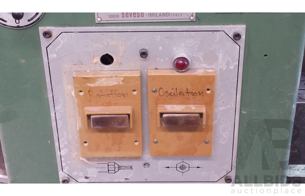 Renzo Balestrini 2/Cap Double Sided Slot Mortiser