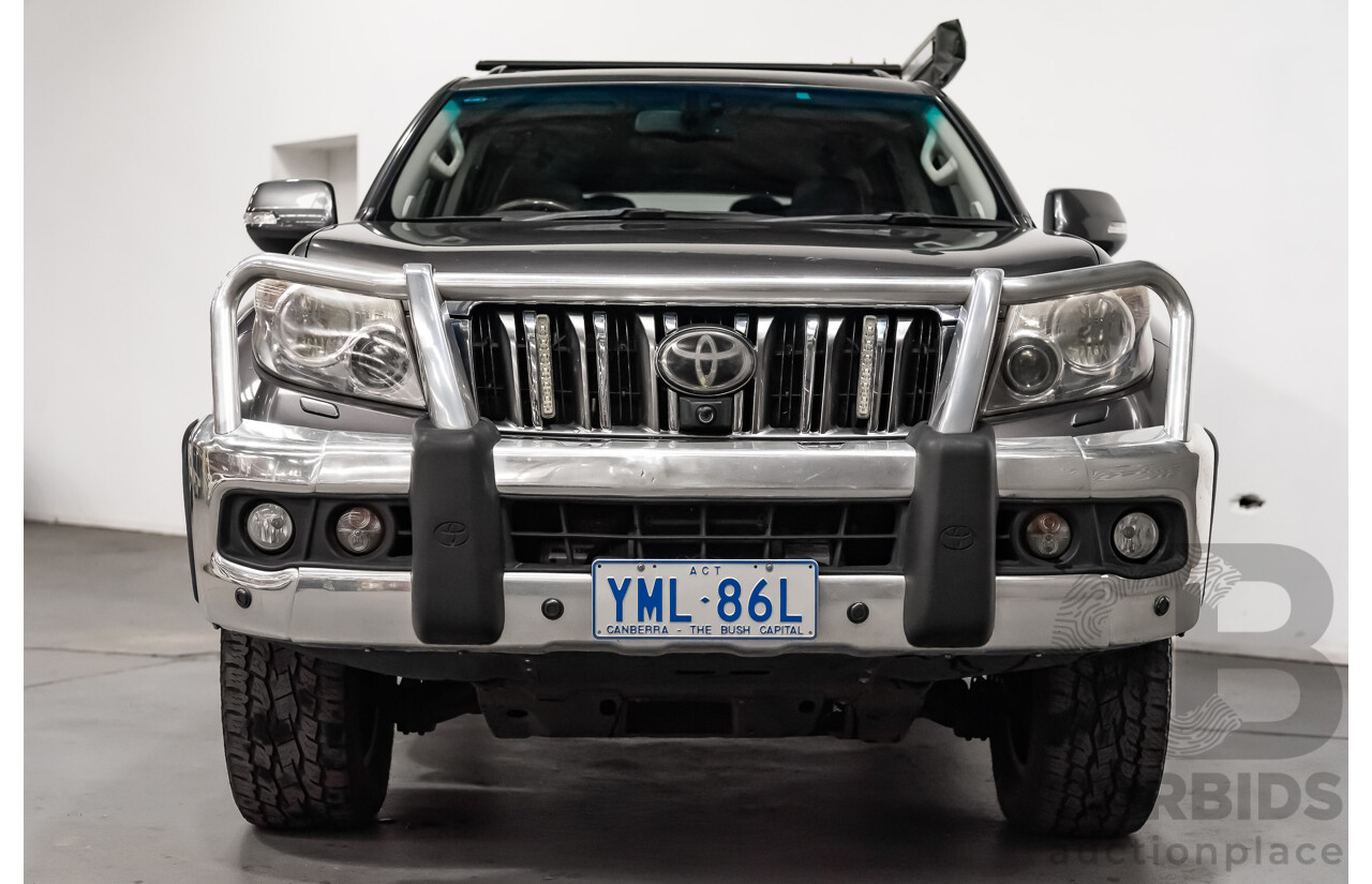 7/2010 Toyota Landcruiser Prado Kakadu (4x4) KDJ150R 4d Wagon Metallic Grey Turbo Diesel 3.0L - 7 Seater