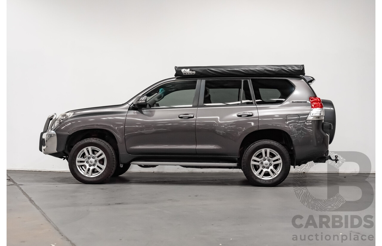 7/2010 Toyota Landcruiser Prado Kakadu (4x4) KDJ150R 4d Wagon Metallic Grey Turbo Diesel 3.0L - 7 Seater