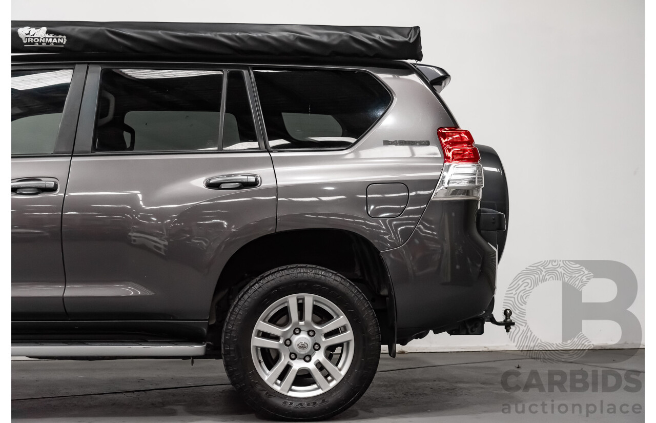 7/2010 Toyota Landcruiser Prado Kakadu (4x4) KDJ150R 4d Wagon Metallic Grey Turbo Diesel 3.0L - 7 Seater