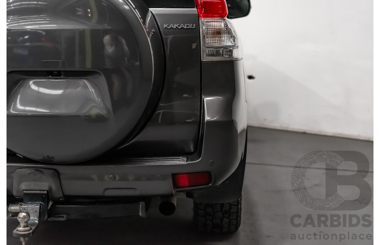 7/2010 Toyota Landcruiser Prado Kakadu (4x4) KDJ150R 4d Wagon Metallic Grey Turbo Diesel 3.0L - 7 Seater
