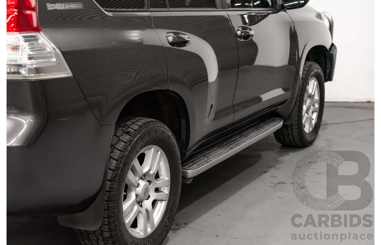 7/2010 Toyota Landcruiser Prado Kakadu (4x4) KDJ150R 4d Wagon Metallic Grey Turbo Diesel 3.0L - 7 Seater