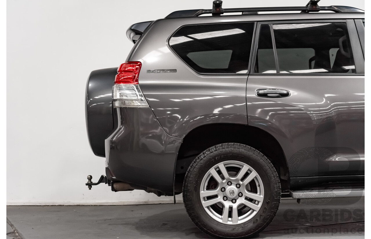 7/2010 Toyota Landcruiser Prado Kakadu (4x4) KDJ150R 4d Wagon Metallic Grey Turbo Diesel 3.0L - 7 Seater