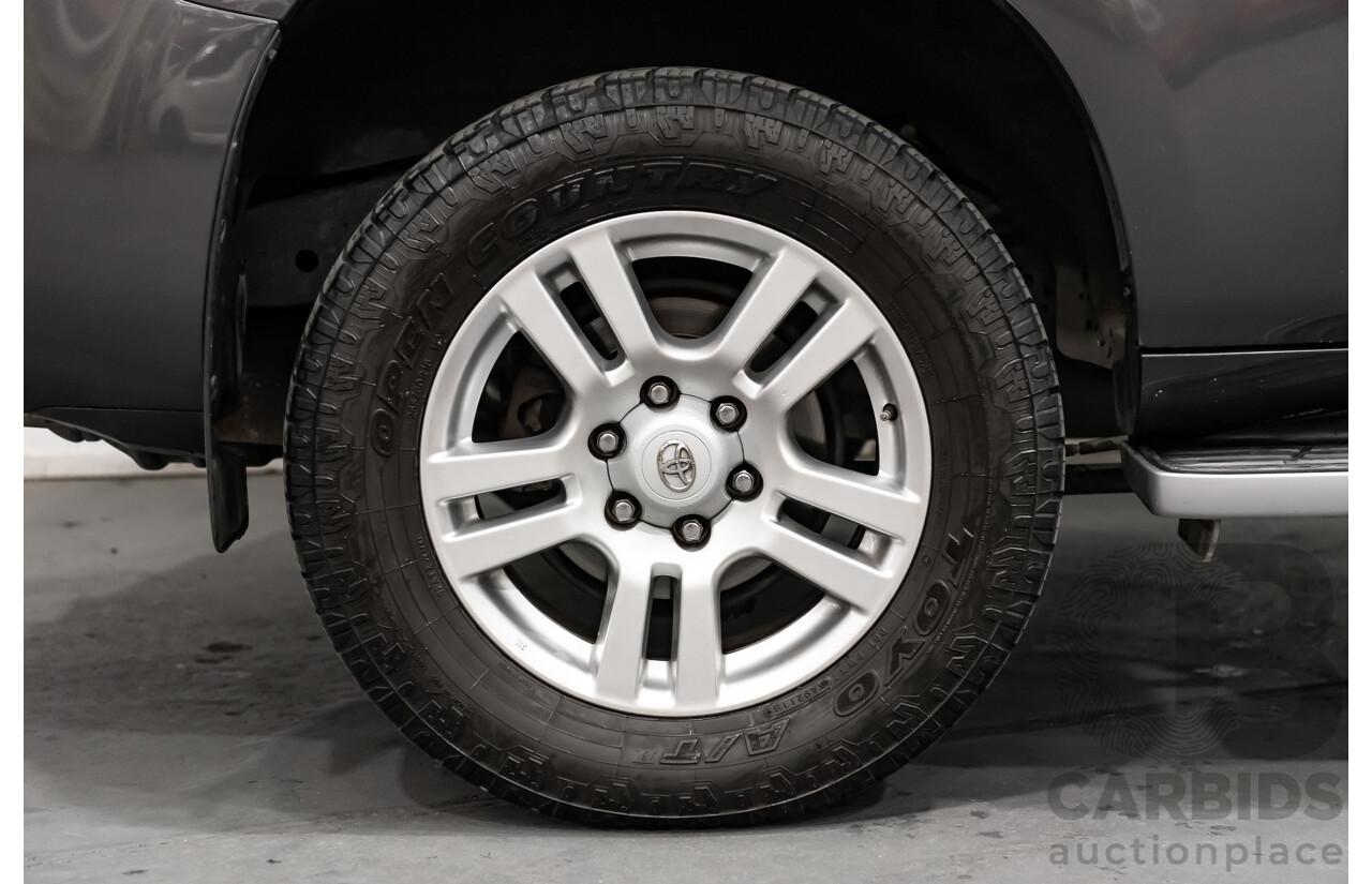 7/2010 Toyota Landcruiser Prado Kakadu (4x4) KDJ150R 4d Wagon Metallic Grey Turbo Diesel 3.0L - 7 Seater