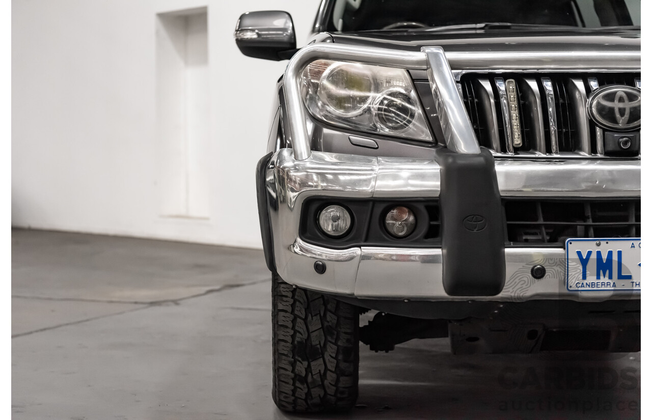 7/2010 Toyota Landcruiser Prado Kakadu (4x4) KDJ150R 4d Wagon Metallic Grey Turbo Diesel 3.0L - 7 Seater
