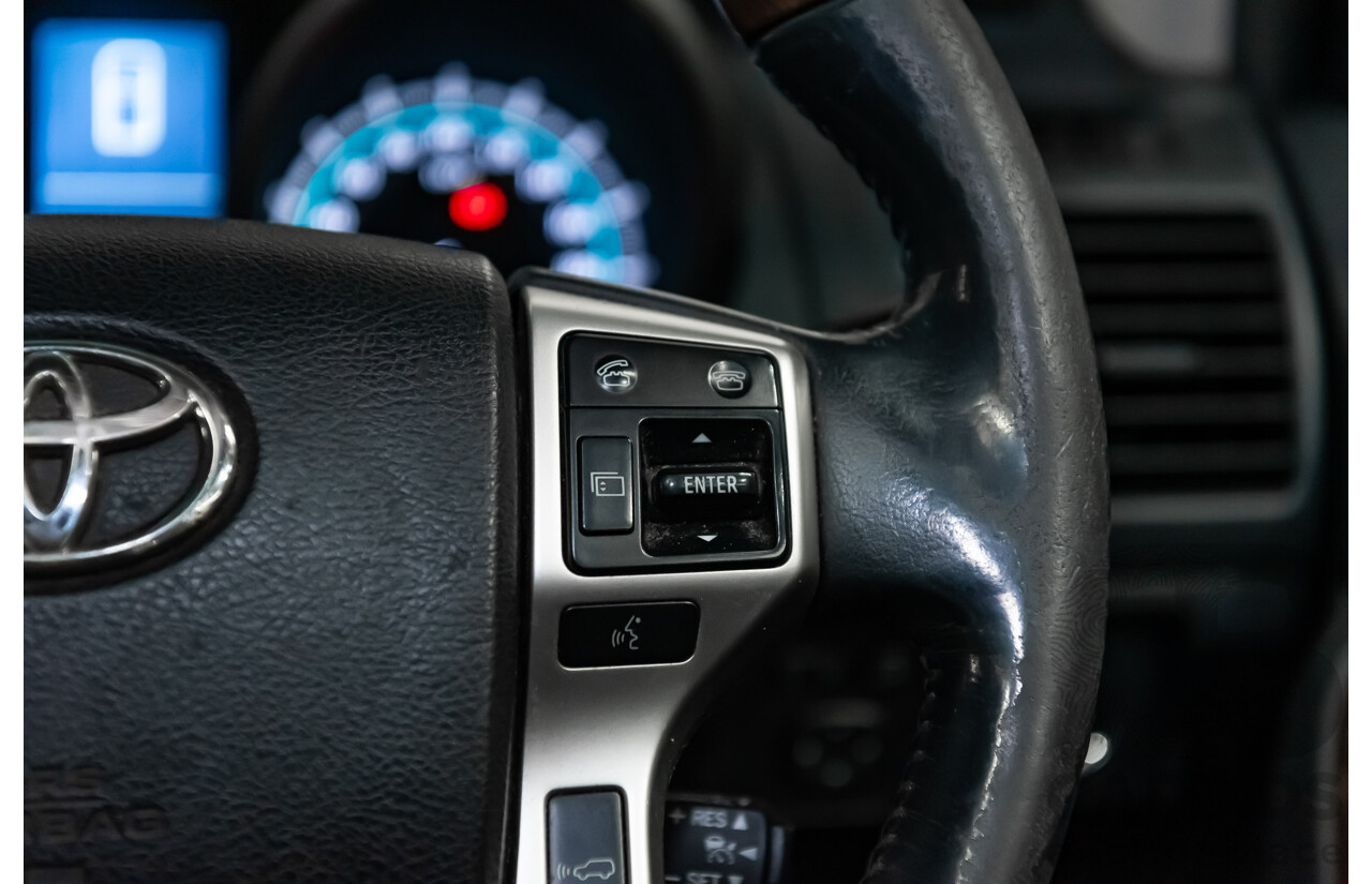 7/2010 Toyota Landcruiser Prado Kakadu (4x4) KDJ150R 4d Wagon Metallic Grey Turbo Diesel 3.0L - 7 Seater