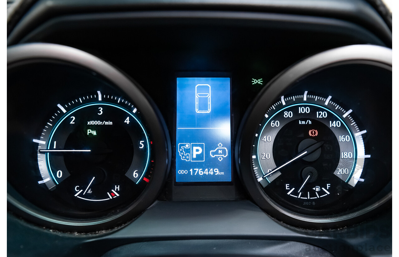 7/2010 Toyota Landcruiser Prado Kakadu (4x4) KDJ150R 4d Wagon Metallic Grey Turbo Diesel 3.0L - 7 Seater