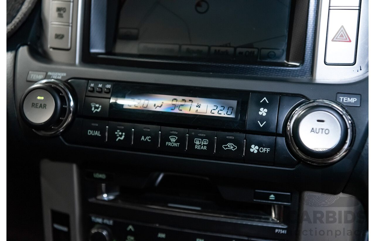 7/2010 Toyota Landcruiser Prado Kakadu (4x4) KDJ150R 4d Wagon Metallic Grey Turbo Diesel 3.0L - 7 Seater