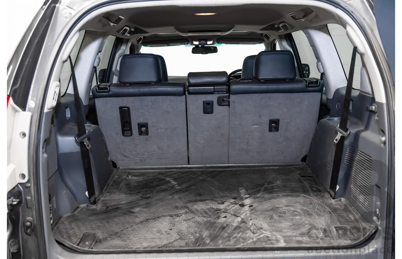 7/2010 Toyota Landcruiser Prado Kakadu (4x4) KDJ150R 4d Wagon Metallic Grey Turbo Diesel 3.0L - 7 Seater