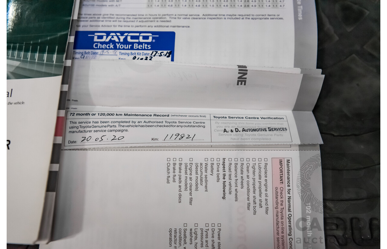 7/2010 Toyota Landcruiser Prado Kakadu (4x4) KDJ150R 4d Wagon Metallic Grey Turbo Diesel 3.0L - 7 Seater