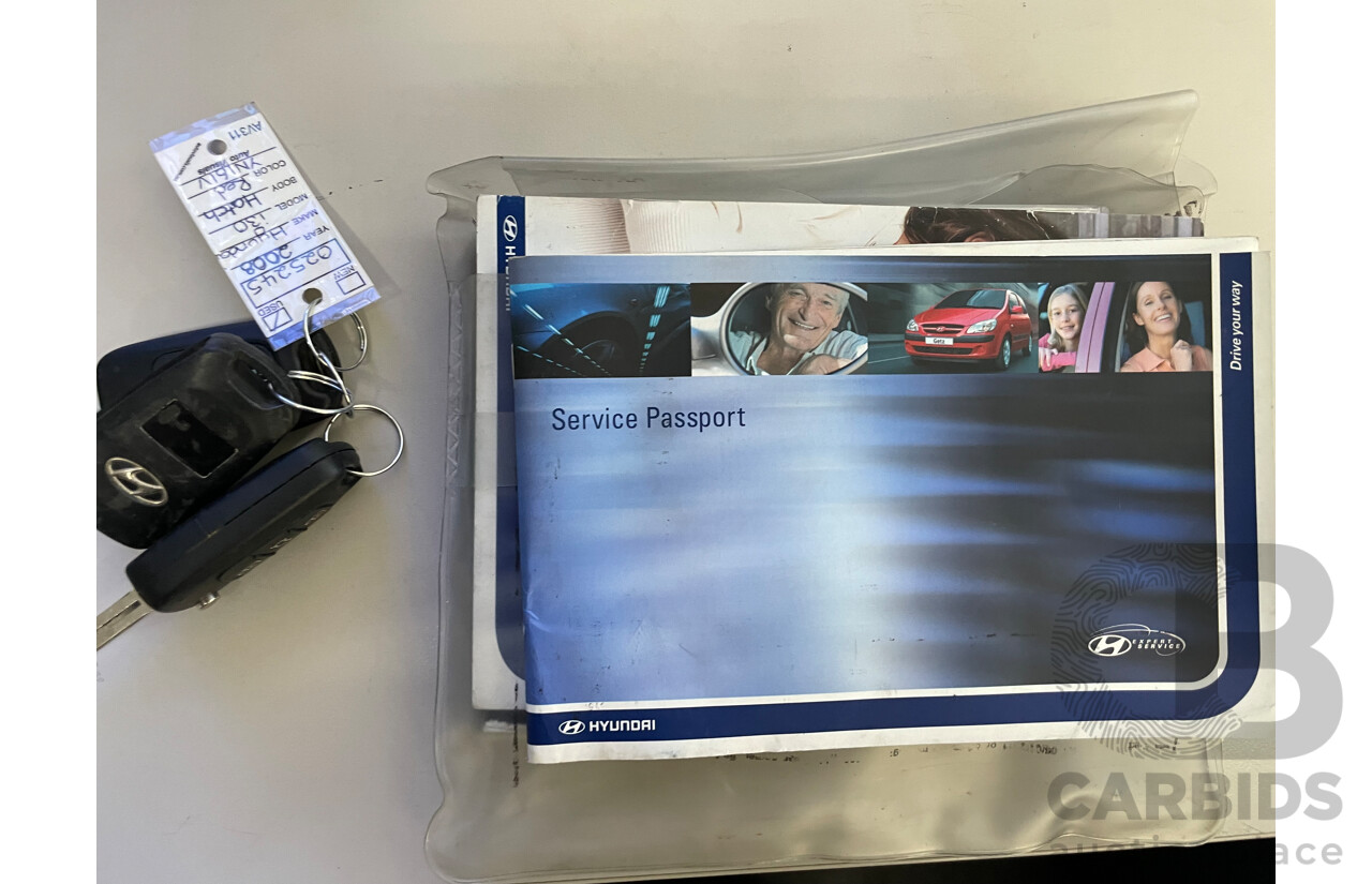 1/2009 Hyundai i30 SLX FD MY09 5d Hatchback Red 2.0L