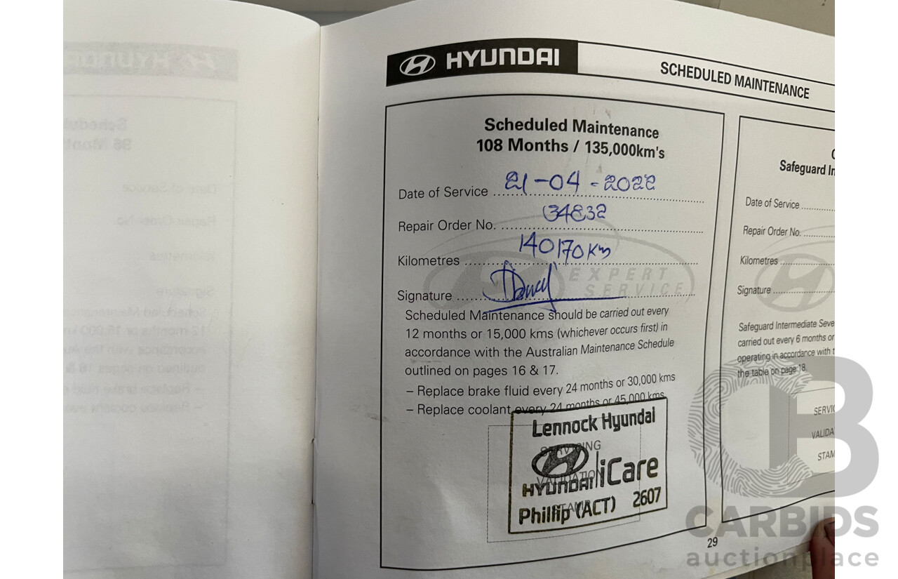 1/2009 Hyundai i30 SLX FD MY09 5d Hatchback Red 2.0L