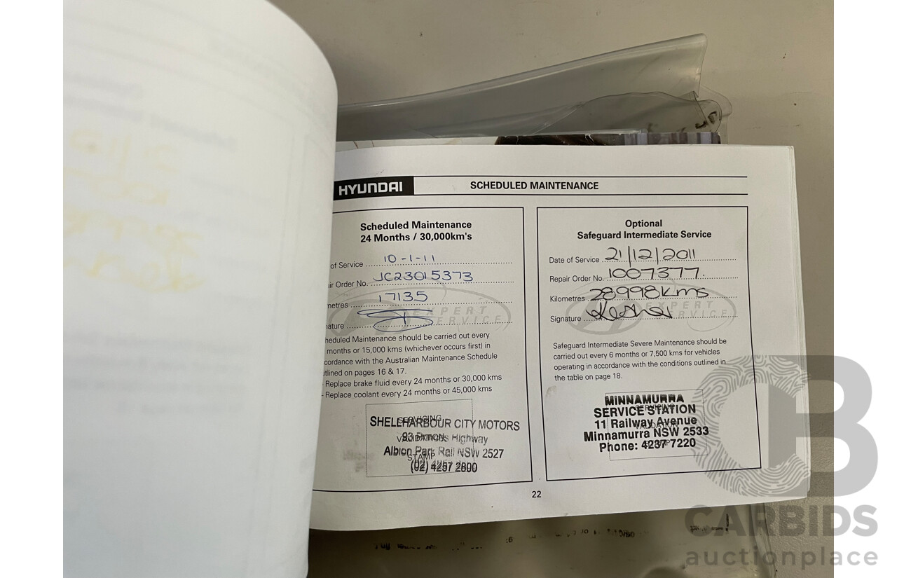 1/2009 Hyundai i30 SLX FD MY09 5d Hatchback Red 2.0L