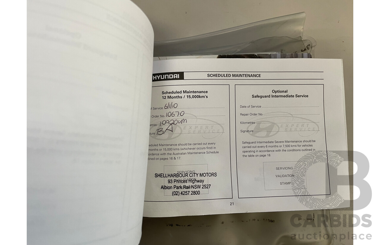 1/2009 Hyundai i30 SLX FD MY09 5d Hatchback Red 2.0L