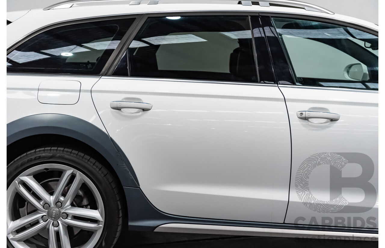 4/2013 Audi A6 Allroad Quattro (AWD) LE 4GH 4d Wagon Ibis White Turbo Diesel V6 3.0L