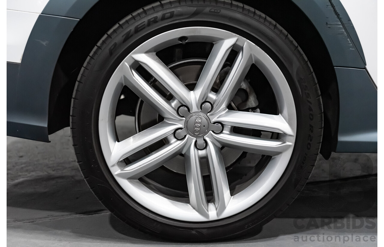 4/2013 Audi A6 Allroad Quattro (AWD) LE 4GH 4d Wagon Ibis White Turbo Diesel V6 3.0L