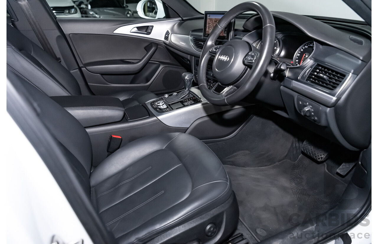 4/2013 Audi A6 Allroad Quattro (AWD) LE 4GH 4d Wagon Ibis White Turbo Diesel V6 3.0L