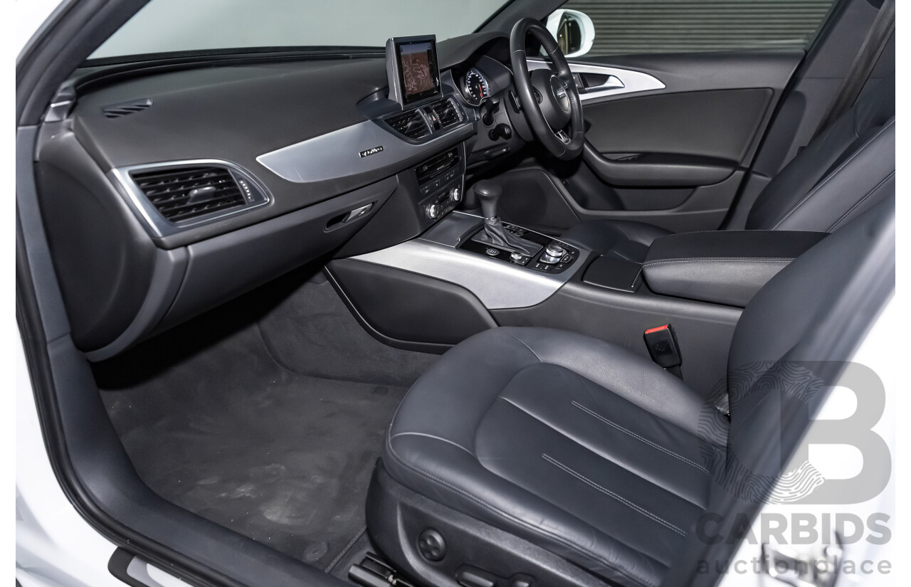 4/2013 Audi A6 Allroad Quattro (AWD) LE 4GH 4d Wagon Ibis White Turbo Diesel V6 3.0L