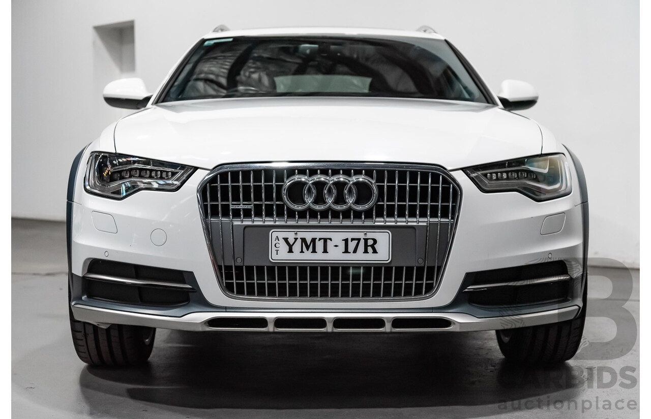 4/2013 Audi A6 Allroad Quattro (AWD) LE 4GH 4d Wagon Ibis White Turbo Diesel V6 3.0L