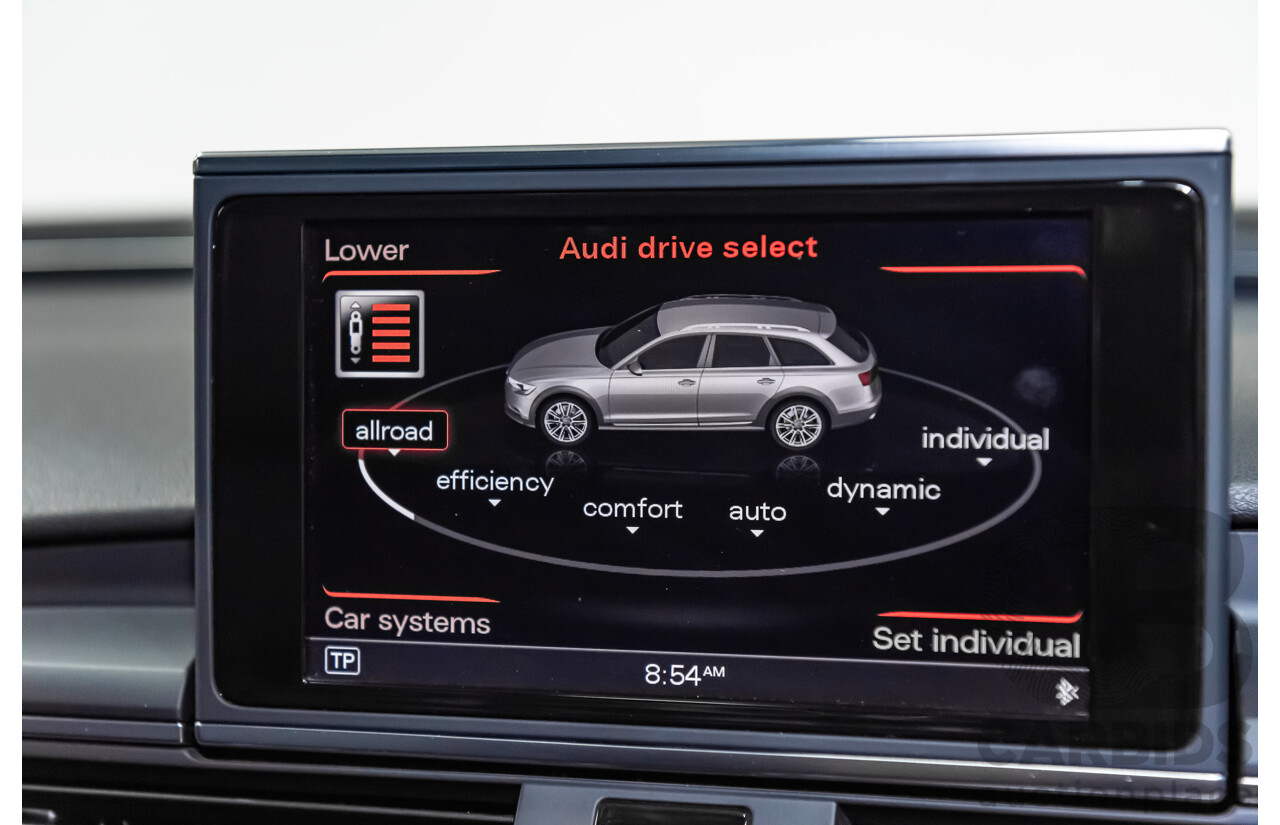 4/2013 Audi A6 Allroad Quattro (AWD) LE 4GH 4d Wagon Ibis White Turbo Diesel V6 3.0L