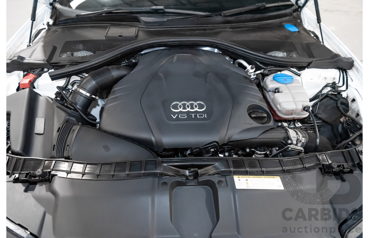 4/2013 Audi A6 Allroad Quattro (AWD) LE 4GH 4d Wagon Ibis White Turbo Diesel V6 3.0L