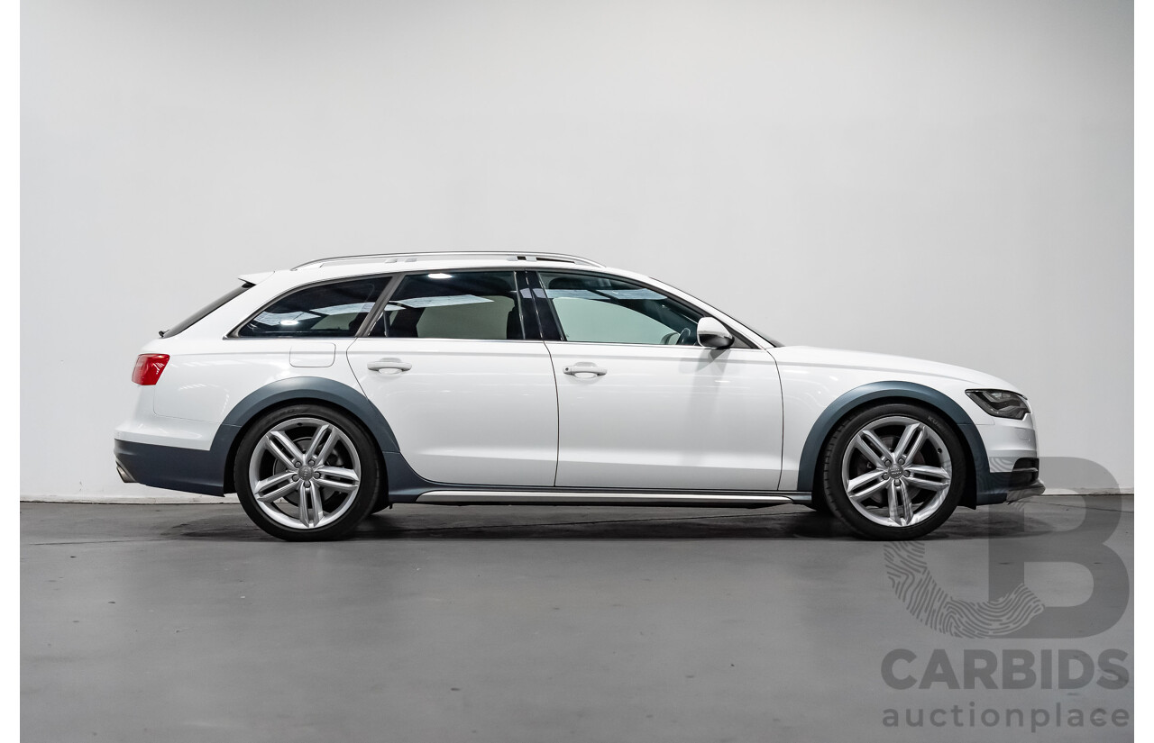4/2013 Audi A6 Allroad Quattro (AWD) LE 4GH 4d Wagon Ibis White Turbo Diesel V6 3.0L